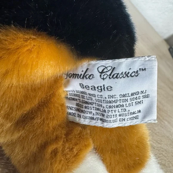 Yomiko Classics Plush Realistic Beagle 11” Puppy Dog Stuffed Russ Berrie - Picture 7 of 11